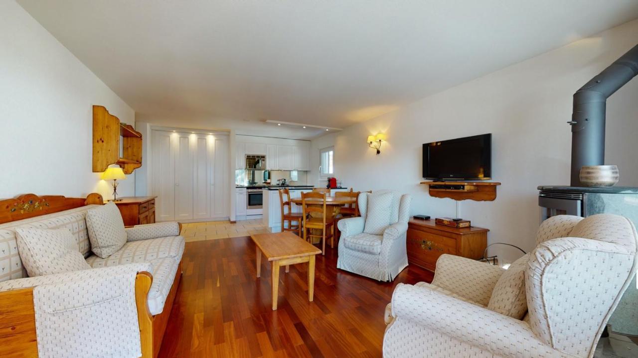 Gonenstein Residence In Leukerbad, Entire Apartment/Studio With Balcony Εξωτερικό φωτογραφία